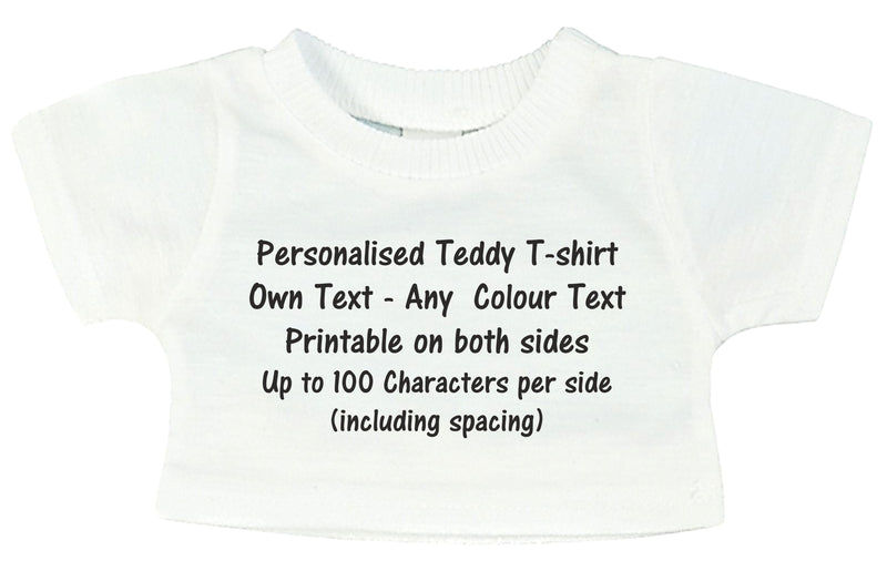 Personalised Teddy T-shirt | Own Text Pure Essence Greetings