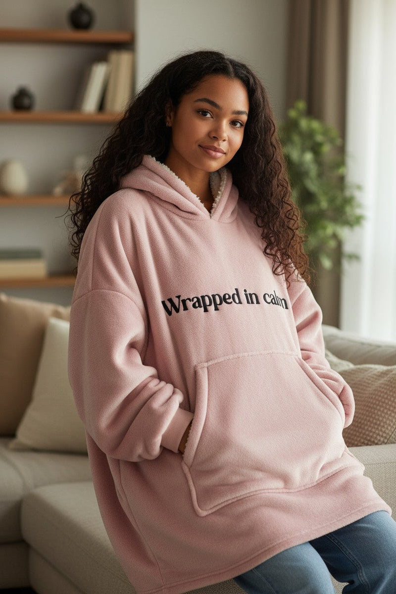 Oversized Wellbeing Hoodie – Winter Comfort Collection Pure Essence Greetings