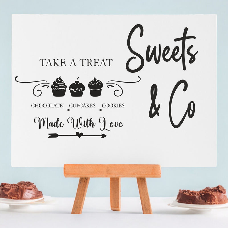 Personalised Table Top Sign | Candy & Co PureEssenceGreetings