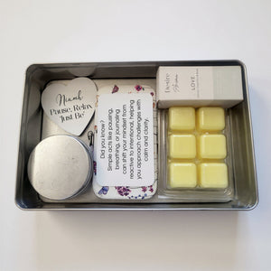 Self-Care Personalised Tin – Begin Your Wellbeing Journey PureEssenceGreetings