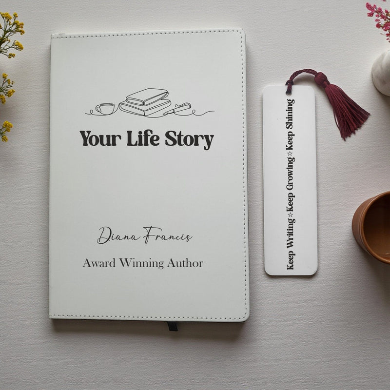Your Life Story | Personalised Guided Journal Set for Wellbeing Pure Essence Greetings
