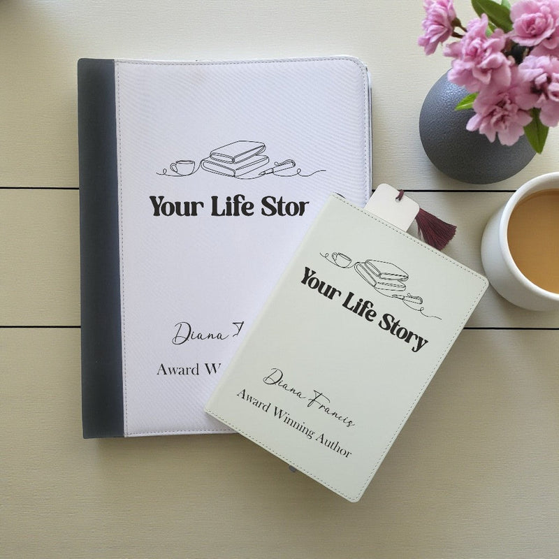 Your Life Story | Personalised Guided Journal Set for Wellbeing Pure Essence Greetings