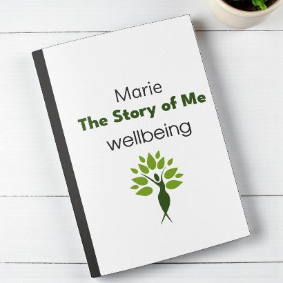Wellbeing Personalised Bingo Plaque & Journal Set Pure Essence Greetings