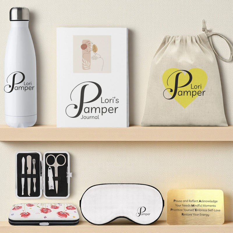 PAMPER Personalised Self-Care Wellbeing Gift Box | 6-week Guided Journal Set PureEssenceGreetings