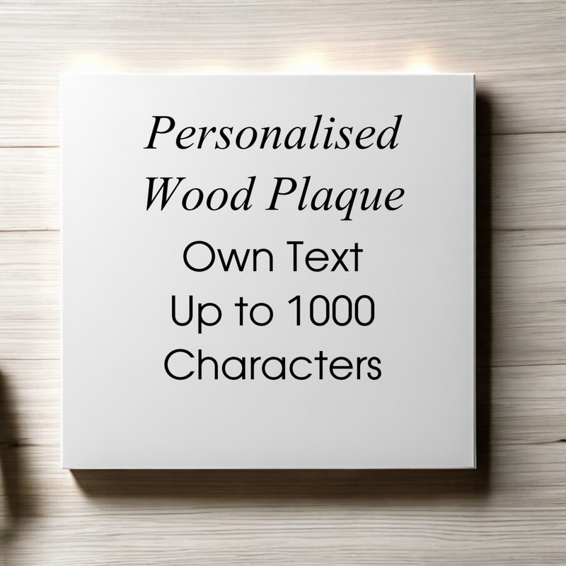 Create Your Own Personalised Plaque | Square