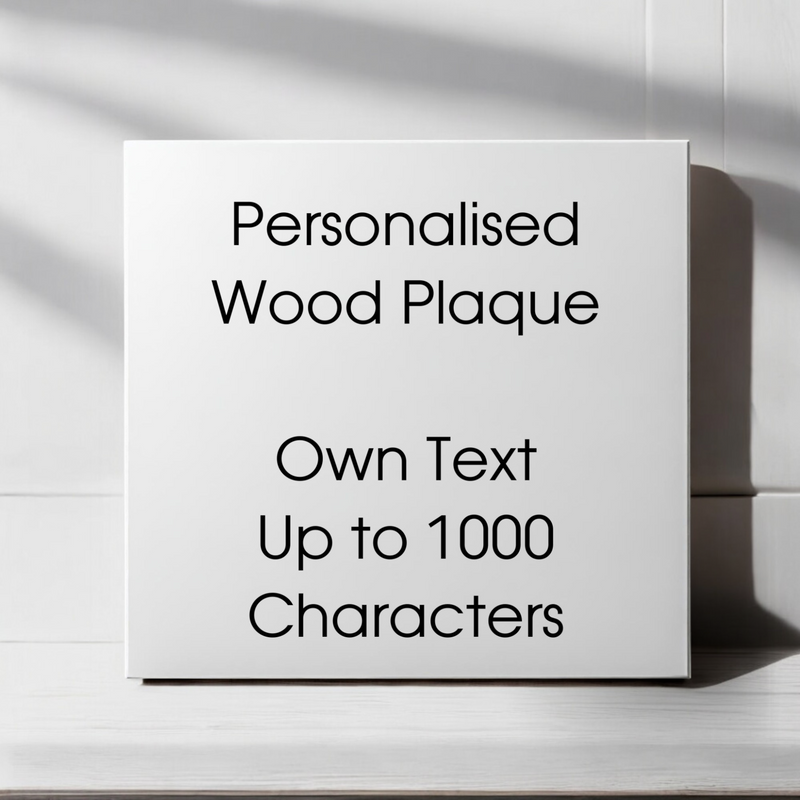 Create Your Own Personalised Plaque | Square