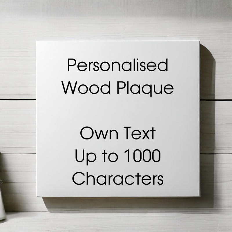 Create Your Own Personalised Plaque | Square