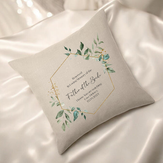 Reserved for In Loving Memory Wedding Cushion Pure Essence Greetings