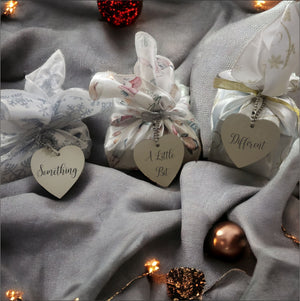 Eco Friendly Reusable Christmas Wrapping  & Personalised Gift Tag Set