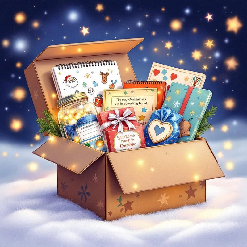 Personalised Mystery Christmas Eve Box For Children | Surprise Gift Box Pure Essence Greetings