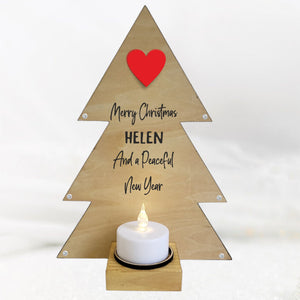 Merry Christmas Tree Personalised Decoration PureEssenceGreetings
