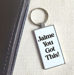 Personalised Name Car Registration Keyring. Suitable for all occasions PureEssenceGreetings