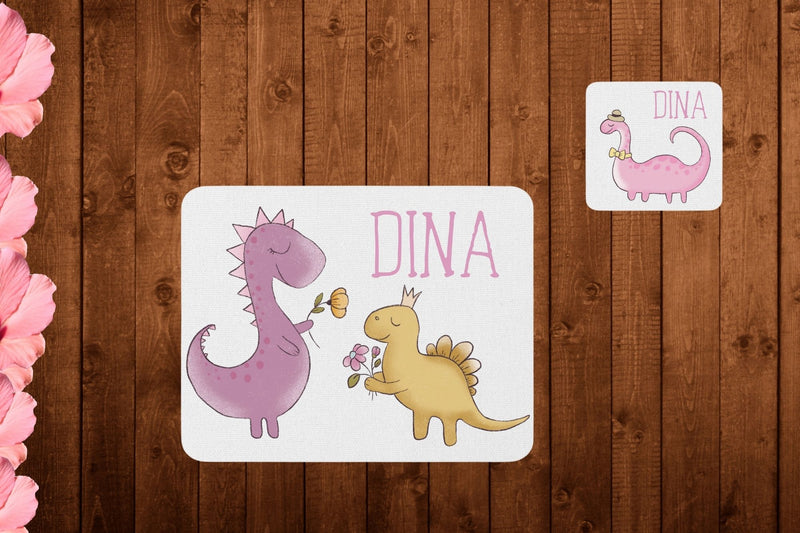 Children's Dinosaur Design Placemat and Coaster PureEssenceGreetings