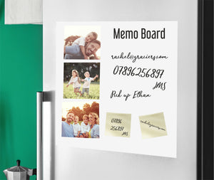 Space Saver Personalised Photo Memo Magnet Notice Board | 30cm PureEssenceGreetings