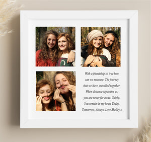 Friend Personalised Photo Collage | 3 Images PureEssenceGreetings