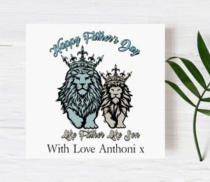 Happy Father's Day Card | Like Father Like Son PureEssenceGreetings