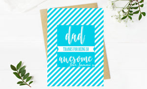Happy Father's Day Card PureEssenceGreetings