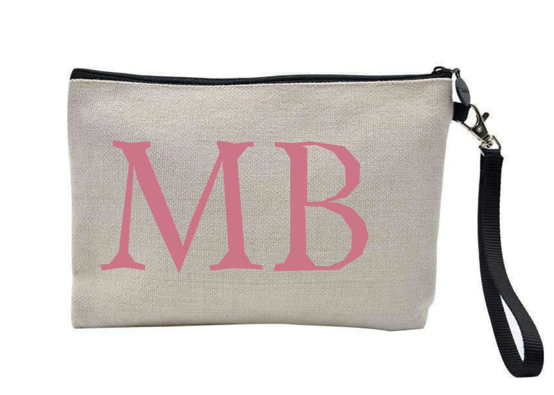Mother of the Bride * Mother of the Groom Personalised Linen Make Up Bag PureEssenceGreetings