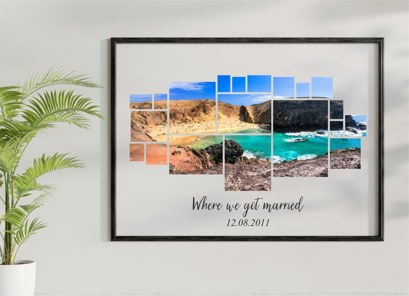 Our Favourite Place Landscape Wall Art Photo Collage Print PureEssenceGreetings