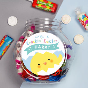 Personalised Have A Cracking Easter Sweets Jar - PureEssenceGreetings 