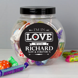 Personalised I'm In Love With Sweets PureEssenceGreetings