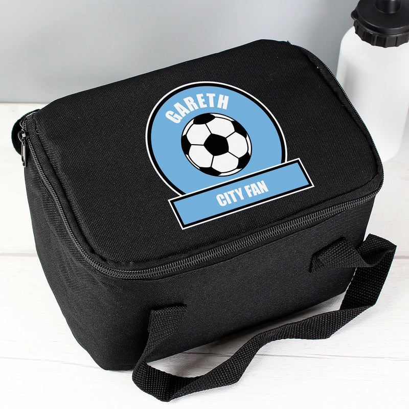 Personalised Football Fan Lunch Bag - PureEssenceGreetings 