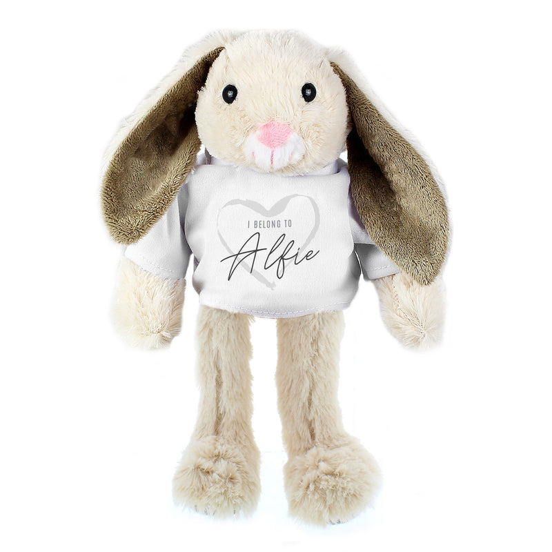 Personalised 'I Belong To' Bunny Rabbit - PureEssenceGreetings 