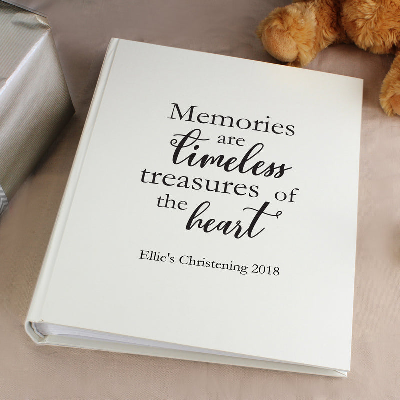 a picture of the christening photo album - PureEssencwGreetings