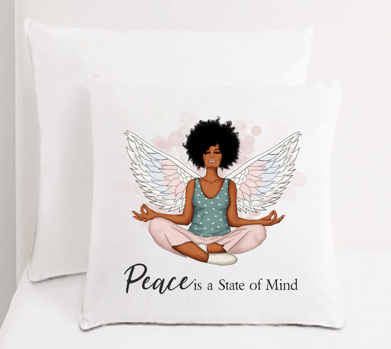 Peace Personalised Cushion PureEssenceGreetings