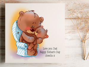 Personalised Dad Greeting Card | Sweet Dreams PureEssenceGreetings
