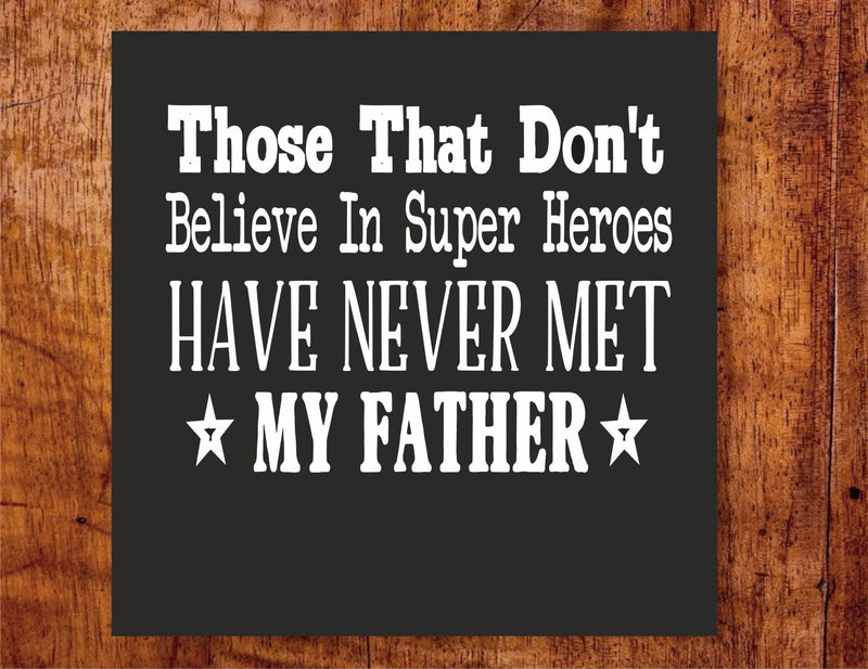 Personalised Super Hero Dad Fridge Magnet PureEssenceGreetings