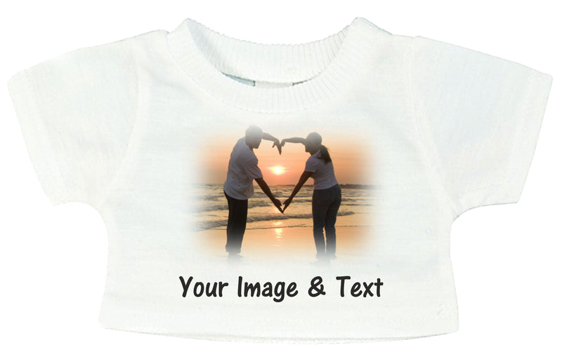 Personalised Teddy Bear T-Shirt - Own Image/Text PureEssenceGreetings