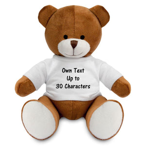 Personalised Teddy Bear with T-shirt PureEssenceGreetings