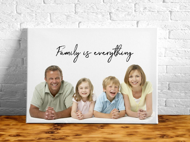 Personalised Canvas - Your Own Message/Image | Landscape