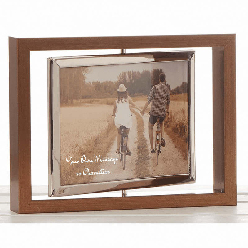 Personalised Rotating Framed Photo Print Poem | Own Image & Text PureEssenceGreetings