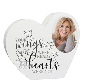 Wings Personalised Remembrance Photo Plaque PureEssenceGreetings