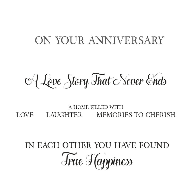 Your Anniversary Personalised Box Frame PureEssenceGreetings