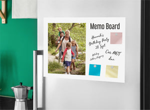 Space Saver Personalised Photo Memo Magnet Notice Board | A4 PureEssenceGreetings