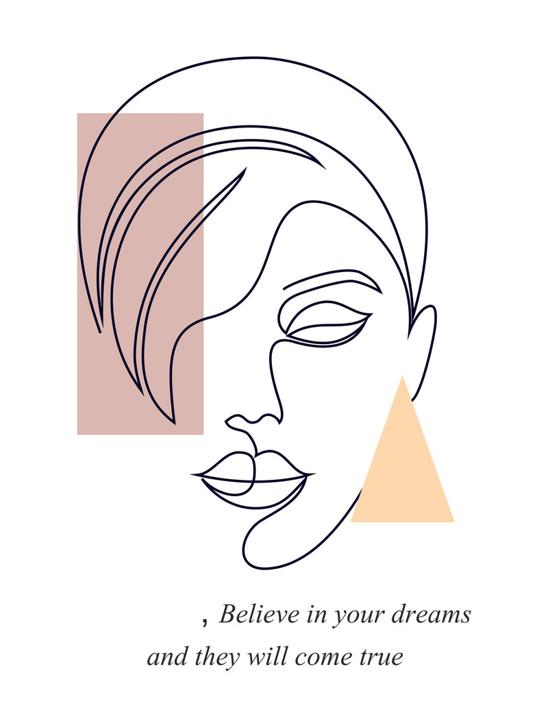 Believe in Your Dreams Framed Glitter Print | Motivational Wall Art PureEssenceGreetings