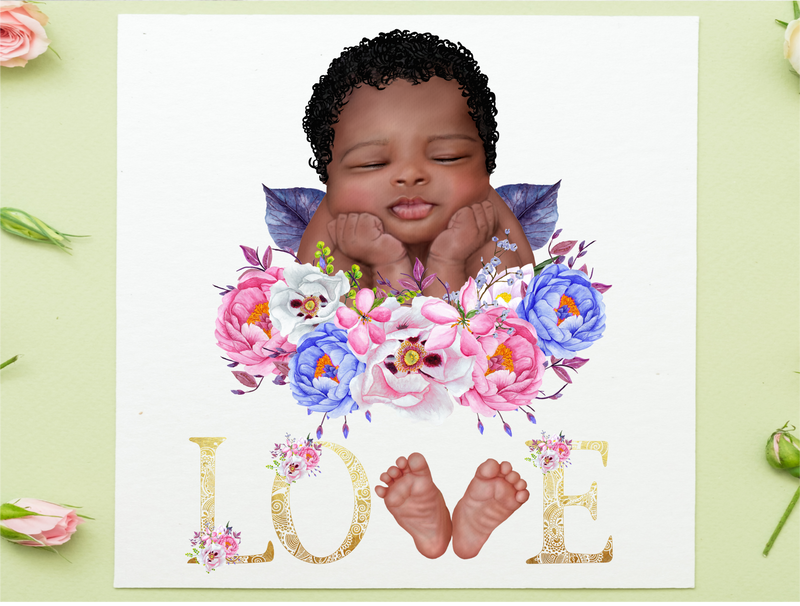 Baby Love Feet Greeting Card