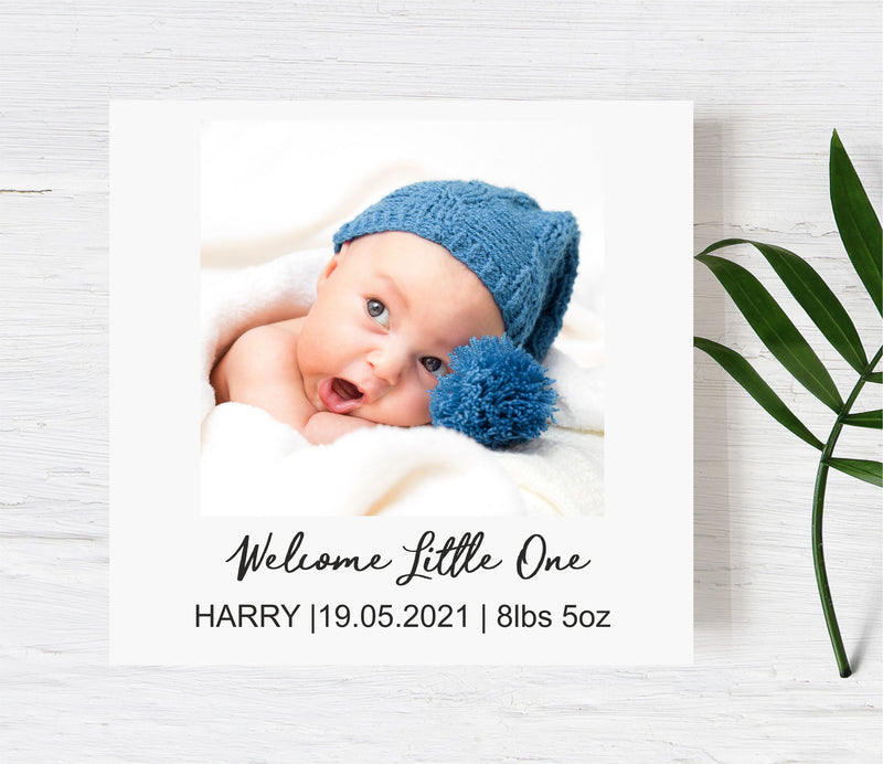 Baby Announcement Photo Greeting Card PureEssenceGreetings