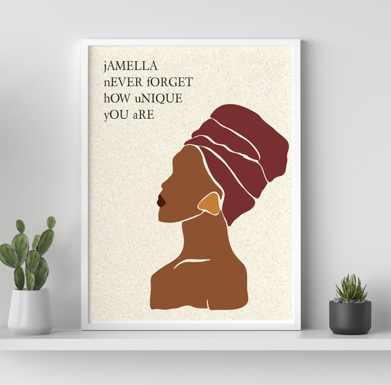 Unique Personalised Quote | Motivational Wall Art PureEssenceGreetings