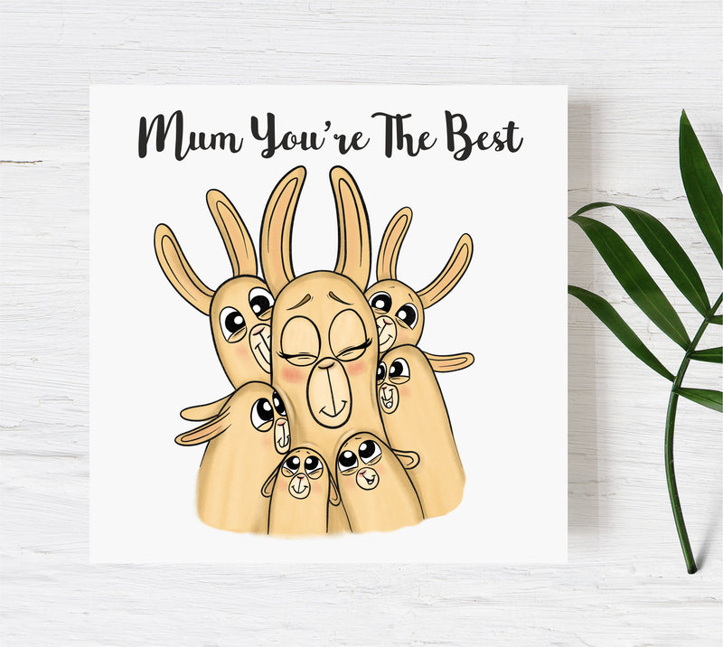 You're the Best Mum Personalised Card PureEssenceGreetings