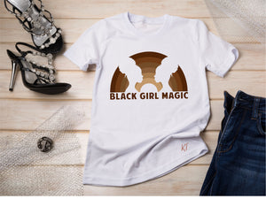 Black Girl Magic Personalised T-Shirt PureEssenceGreetings