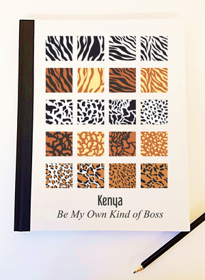 Personalised Notebook | Be Your Own Kind of Boss PureEssenceGreetings 
