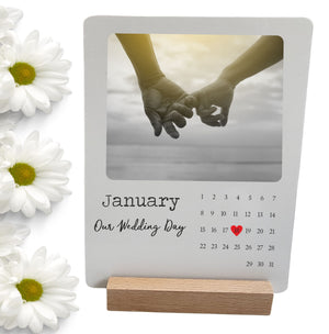 Special Date Personalised Photo Calendar PureEssenceGreetings
