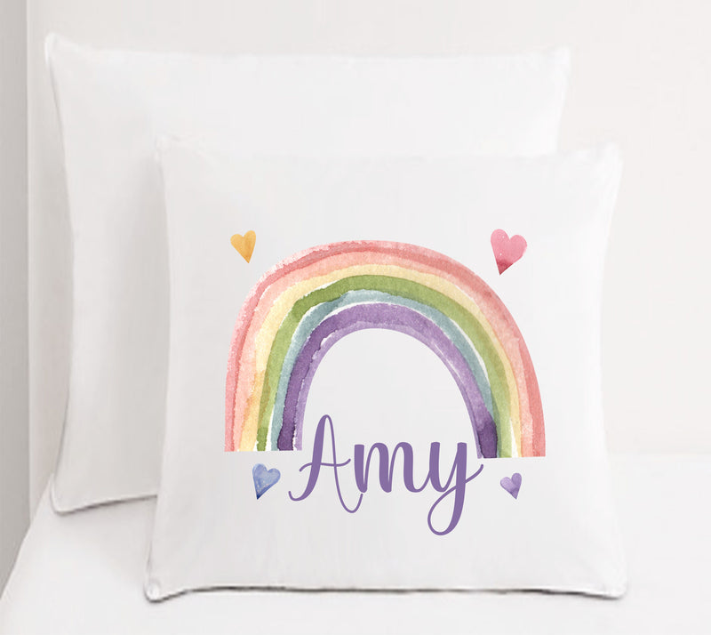Rainbow Personalised Cushion & Insert PureEssenceGreetings