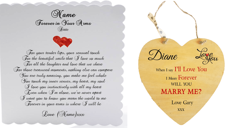Will You Marry Me Gift | Forever in Your Arms - PureEssenceGreetings 