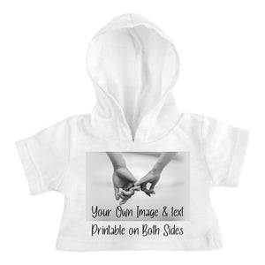 Teddy Bear Personalised Hoodie T-shirt | Image/Own Text PureEssenceGreetings