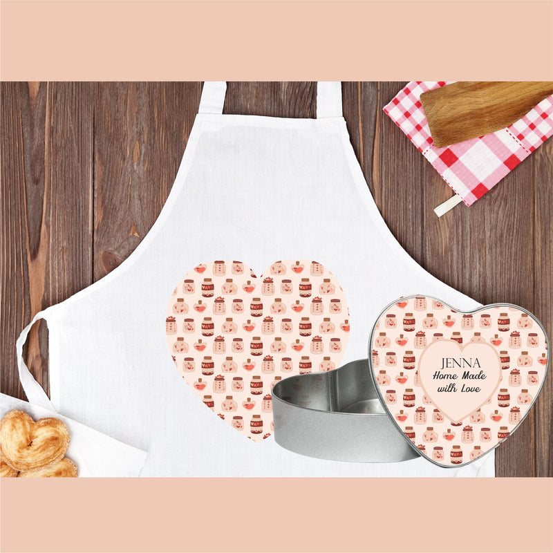 Copy of Apron and Personalised Tin Gift Set PureEssenceGreetings